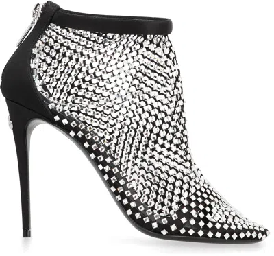 Dolce & Gabbana Rhinestone-embellished Satin Pumps