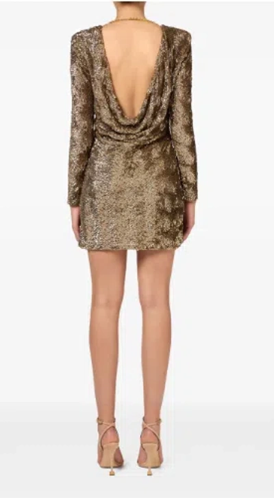 Elisabetta Franchi Sequin-embellished Tulle Mini Dress