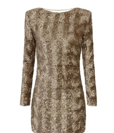 Elisabetta Franchi Sequin-embellished Tulle Mini Dress
