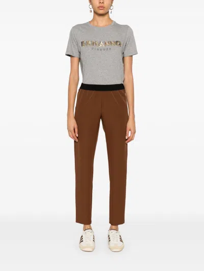 Ermanno Logo Waistband Trousers