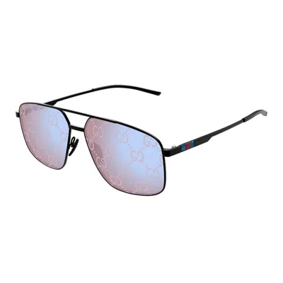 Gucci Navigator Frame Sunglasses Sunglasses
