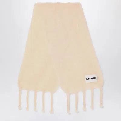 Jil Sander Pale Pink Mohair Blend Scarf Women