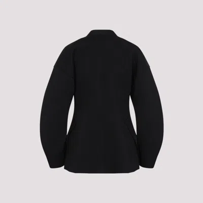 Jil Sander V-neck Wool Wrap Jacket