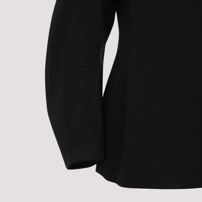 Jil Sander V-neck Wool Wrap Jacket