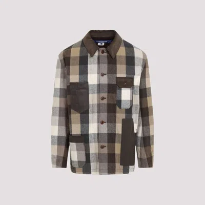 Junya Watanabe Long-sleeved Checked Shirt