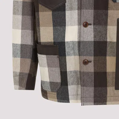 Junya Watanabe Long-sleeved Checked Shirt