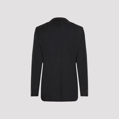 Lanvin Navy Blue Single Breasted Tailored Virgin Wool Jacket