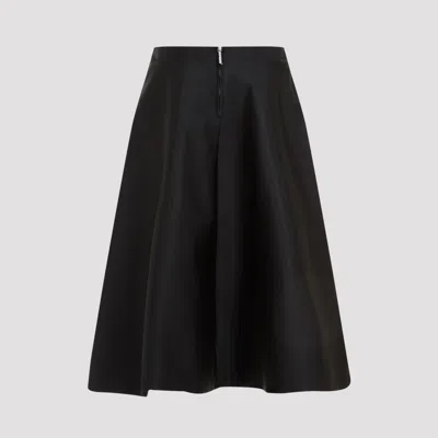Marni Polyamide Midi Skirt In Black