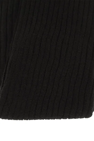 Max Mara Zavorra Ribbed Cotton Tights