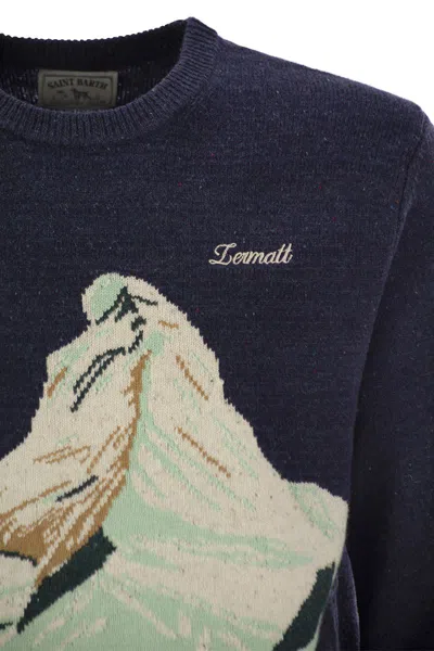Mc2 Saint Barth Zermatt Wool And Cashmere Blend Jumper