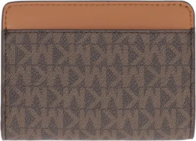 Michael Michael Kors Mk Charm Sm Tab Compact Pckt Wllt-tu Nd Michael By Michael Kors Female