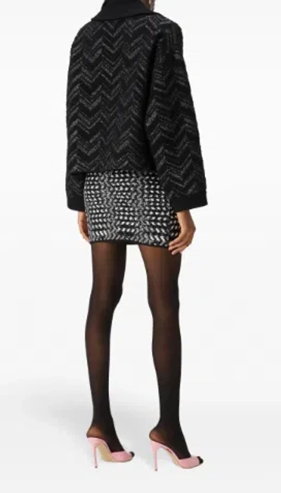 Missoni Zig-zag Pattern Embellished Mini Skirt