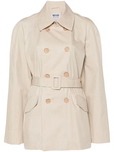 Moschino Couture Chain Link Detail Trench Coat