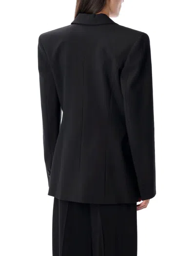 Mugler Black Pierced Tailored Blazer