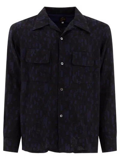 Needles Jacquard Abstract Shirt With Chest Pockets