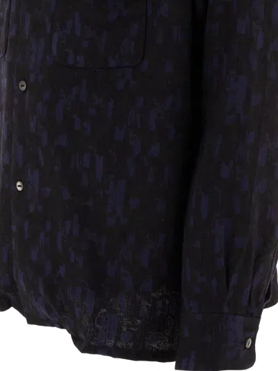 Needles Jacquard Abstract Shirt With Chest Pockets