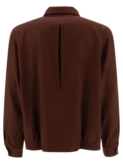 Needles Sport Overshirt With Elasticated Cuffs And Hem