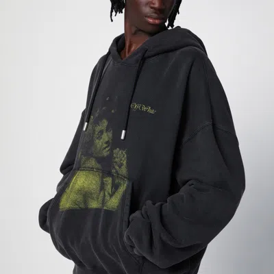 OFF-WHITE OFF-WHITE BLURRED BACCHUS COTTON HOODIE 