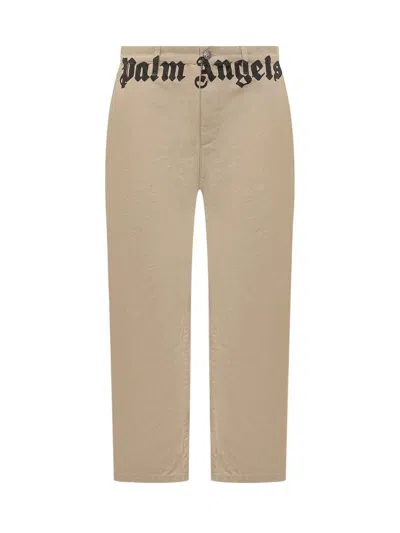 Palm Angels Chino Pants With Logo Branding