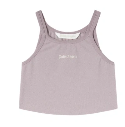 Palm Angels Logo Printed Short Vest