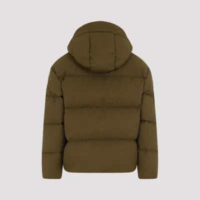 Palm Angels 'down Jacket With Logo Patch