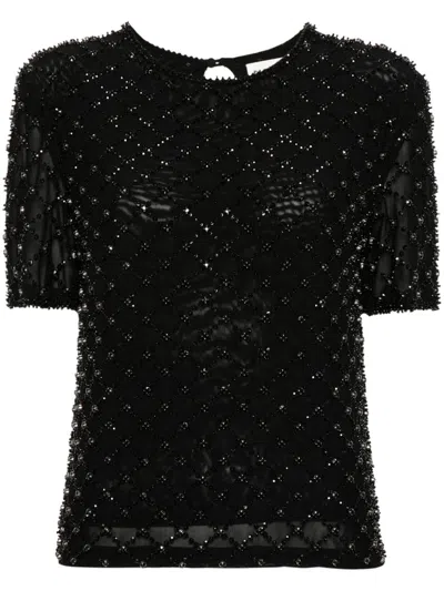 P.a.r.o.s.h Bead-embellished T-shirt
