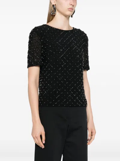 P.a.r.o.s.h Bead-embellished T-shirt