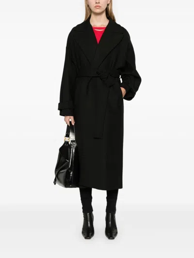 P.a.r.o.s.h Long Trench Coat With Detachable Belt