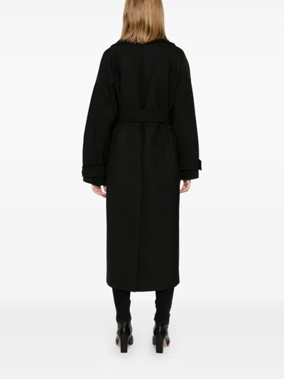 P.a.r.o.s.h Long Trench Coat With Detachable Belt