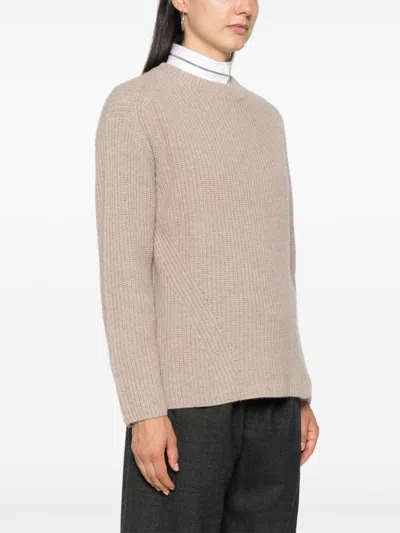 P.a.r.o.s.h Parosh Light Beige Cashmere Sweater