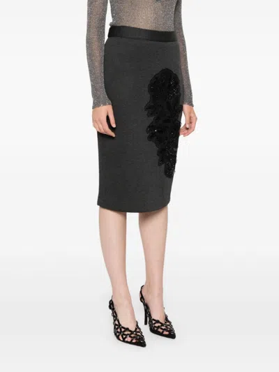 P.a.r.o.s.h Sequin-embellished Midi Skirt