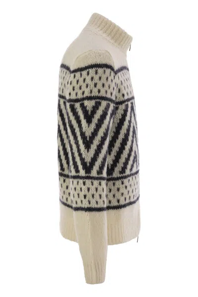 Peserico Men's Alpaca And Cotton Yarn Jersey