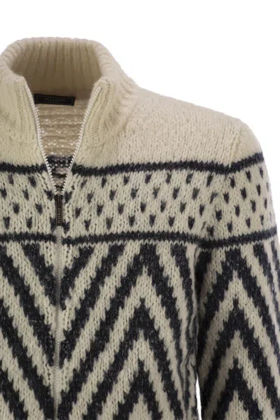 Peserico Men's Alpaca And Cotton Yarn Jersey