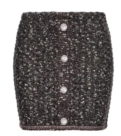 Pinko Vinacciolo Button Detailed Mini Skirt
