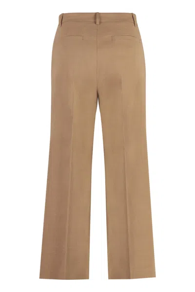 Pinko Protesilao Linen Blend Cropped Trousers
