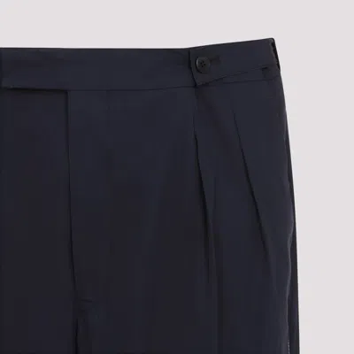 Prada Cotton Popeline Pants Button Detail