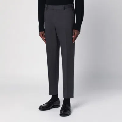 Pt01 Grey Cotton Trousers