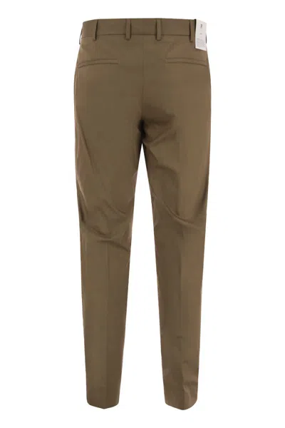 Pt01 Stretch Trousers In Technical Fabric