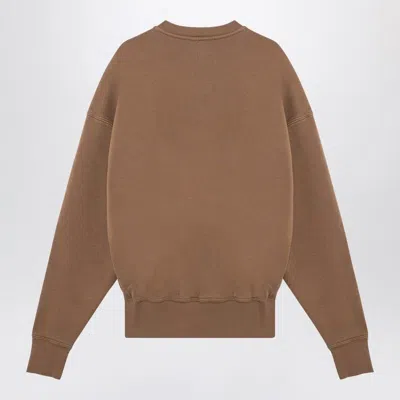 Saint Laurent Caramel Coloured Plush Sweatshirt