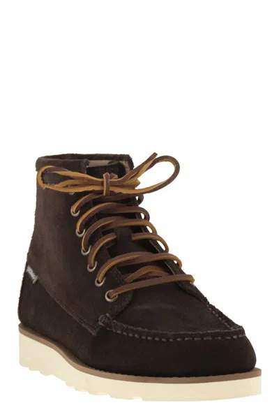 Sebago Lace Up Ankle Boots In Suede