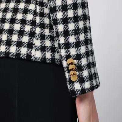 Tagliatore Double Breasted Checked Jacket With Notched Lapels