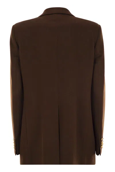 Tagliatore Tailored Cashmere Blazer With Peaked Lapels