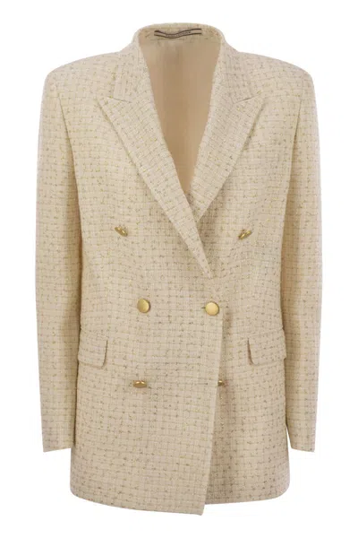 Tagliatore Women's Double-breasted Cotton-blend Blazer