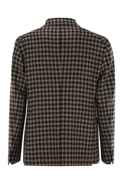 Tagliatore Men's Houndstooth Virgin Wool Blend Jacket
