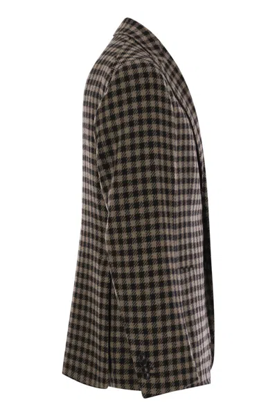 Tagliatore Men's Houndstooth Virgin Wool Blend Jacket