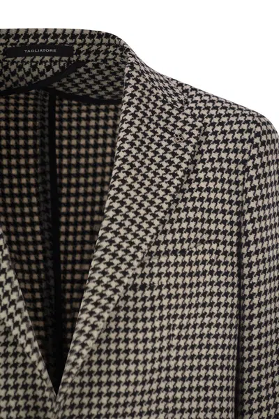 Tagliatore Men's Houndstooth Virgin Wool Blend Jacket