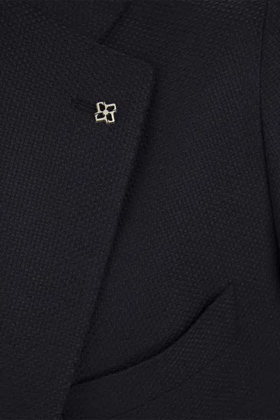 Tagliatore Virgin Wool Jacket In Black
