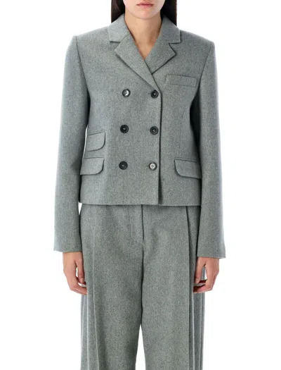 The Garment Mille Double-breasted Wool-blend Blazer