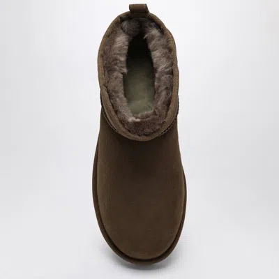 Ugg Classic Ultra Mini Hickory Boot In Brown