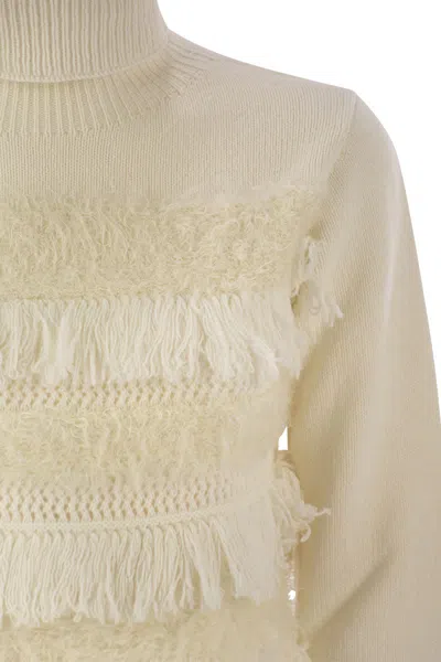 Vanisé Wool And Cashmere Blend Turtleneck Sweater